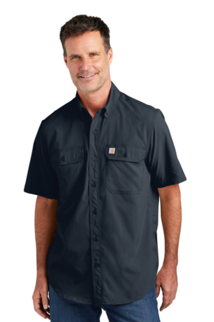 Carhartt Force® Solid Short Sleeve Shirt with School Logo
